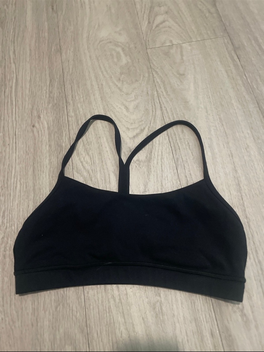 CRZ YOGA Black Strappy Wireless Sports Bra